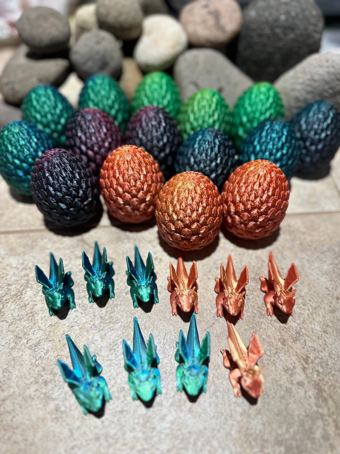 Dragon Egg and Mini Dragon