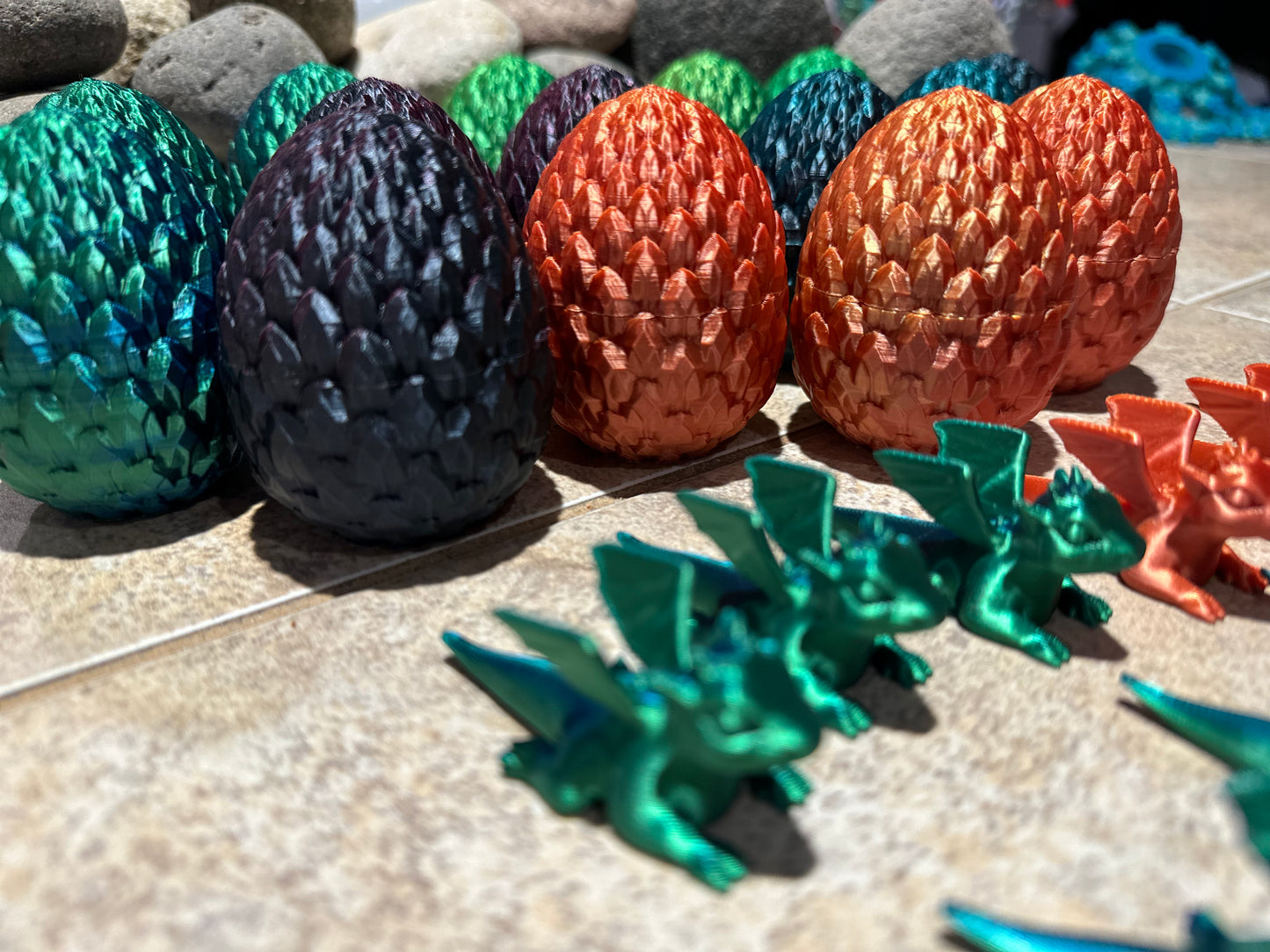 Dragon Egg and Mini Dragon