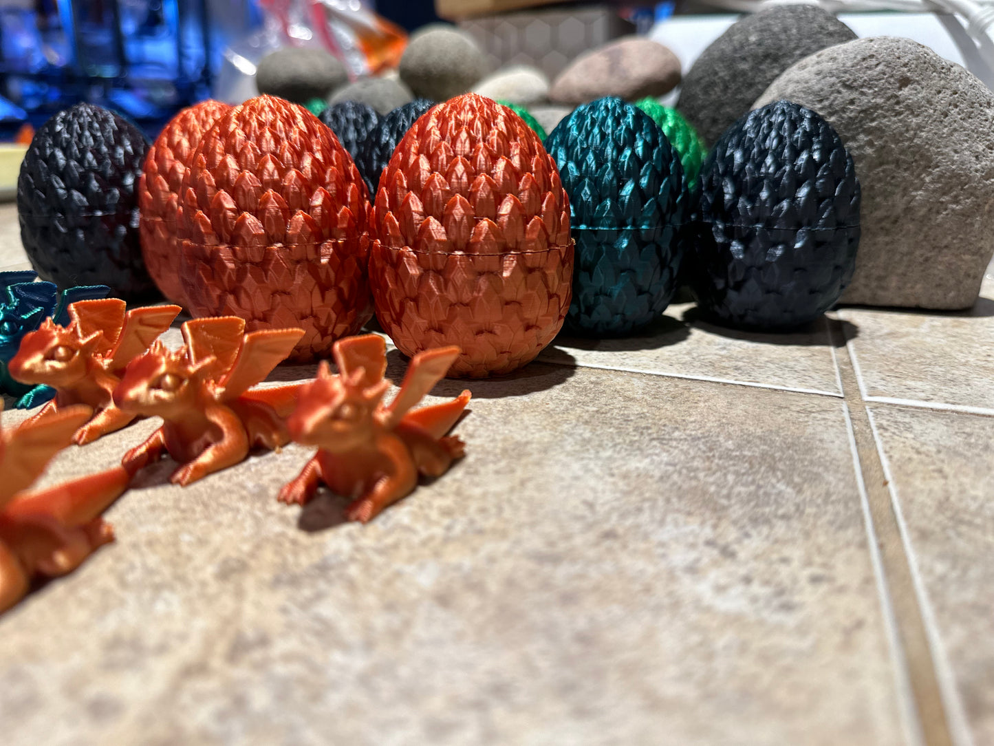 Dragon Egg and Mini Dragon