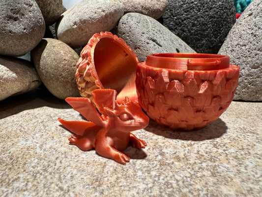 Dragon Egg and Mini Dragon