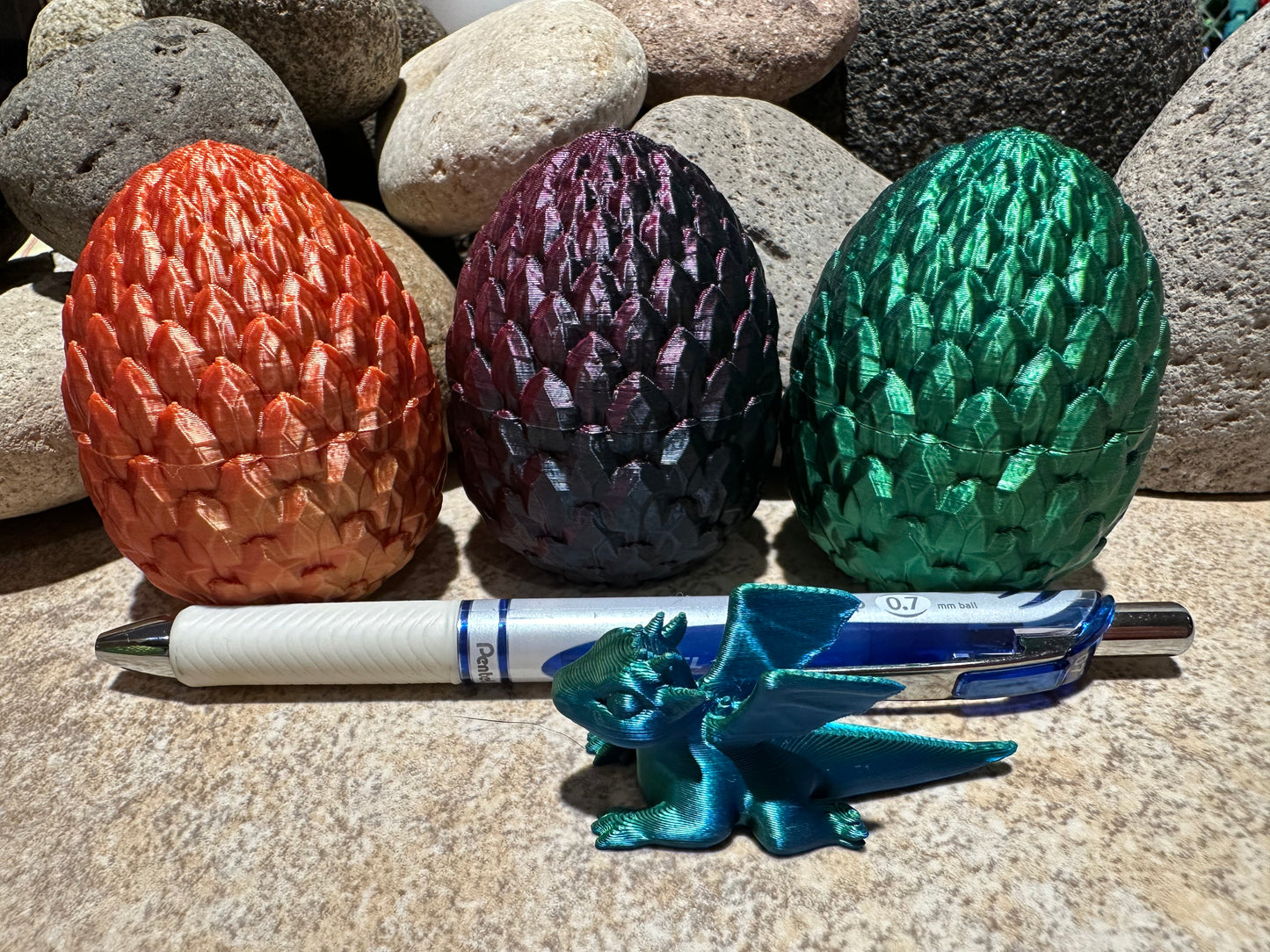 Dragon Egg and Mini Dragon