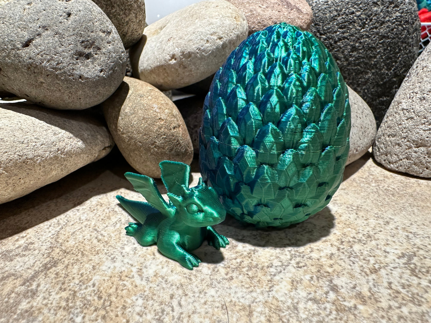 Dragon Egg and Mini Dragon