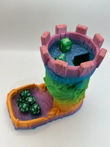 Castle Turret Dice Tower